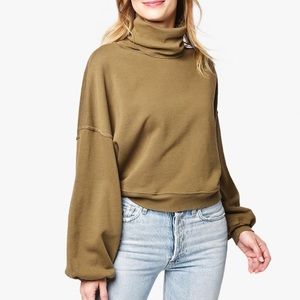 Agolde Balloon sweatshirt in Olive | Medium